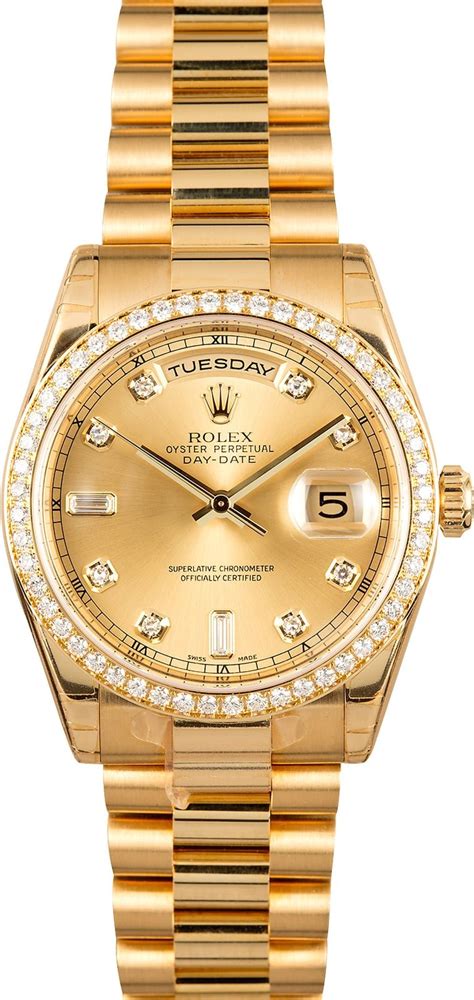 rolex day date with diamonds unboxing|rolex day date diamond president.